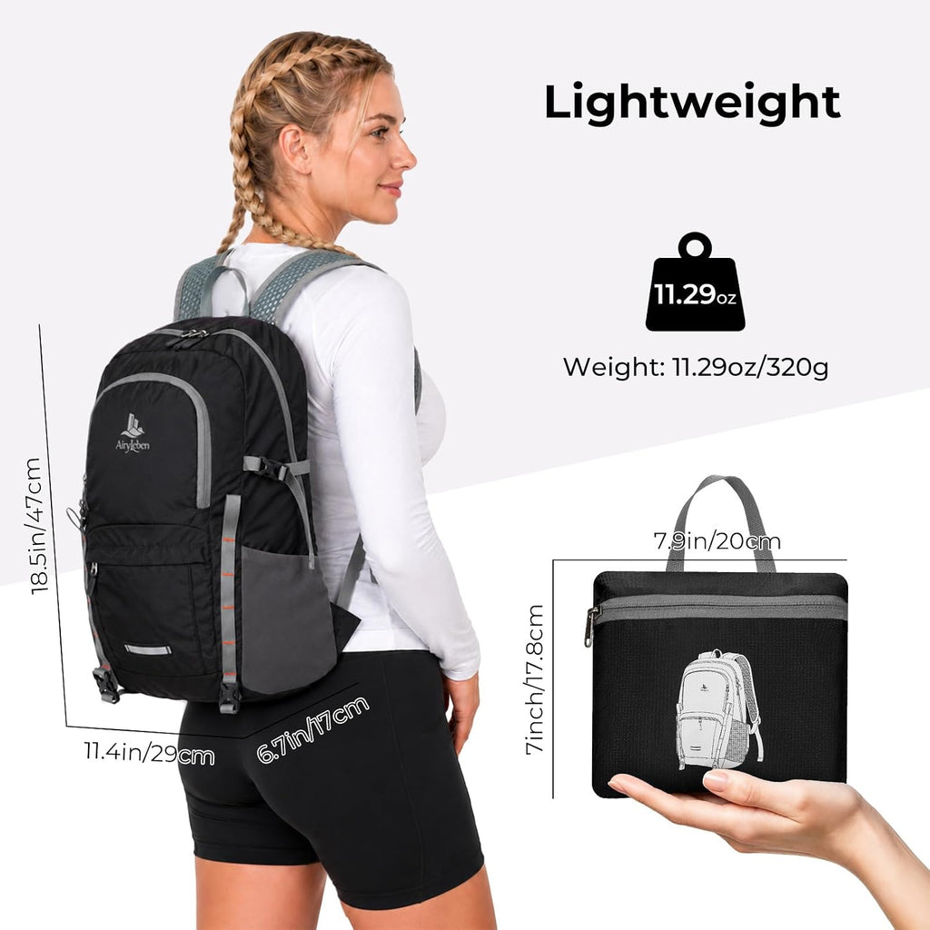 20L Small Hiking Backpack for Women Men,Lightweight Packable Travel Daypack