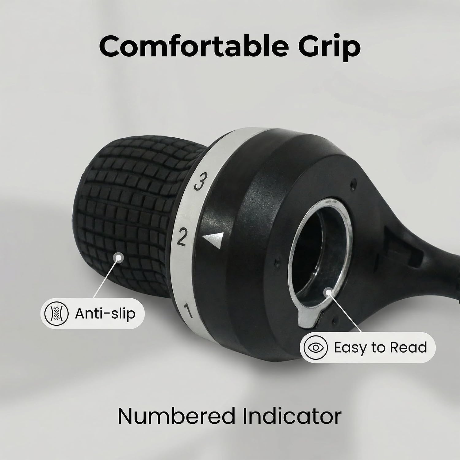 3x7 Speed Bike Shifter Set, 21 Speed Twist Grip Gear Shifters