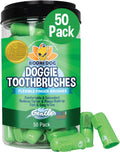 Bodhi Dog Finger Toothbrush for Dogs & Cats - Puppy Toothbrush with Soft Flexible Silicone Bristles, Gentle for Sensitive Gums, Promotes Healthy Teeth & Gums, Easy Teeth Cleaning Tool (50 Count)