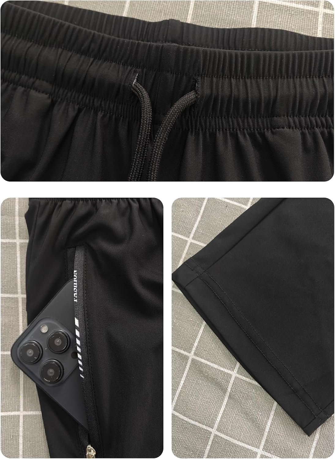 Hidkat Women's Outdoor Hiking Pants Stretchy Running Athletic Pants