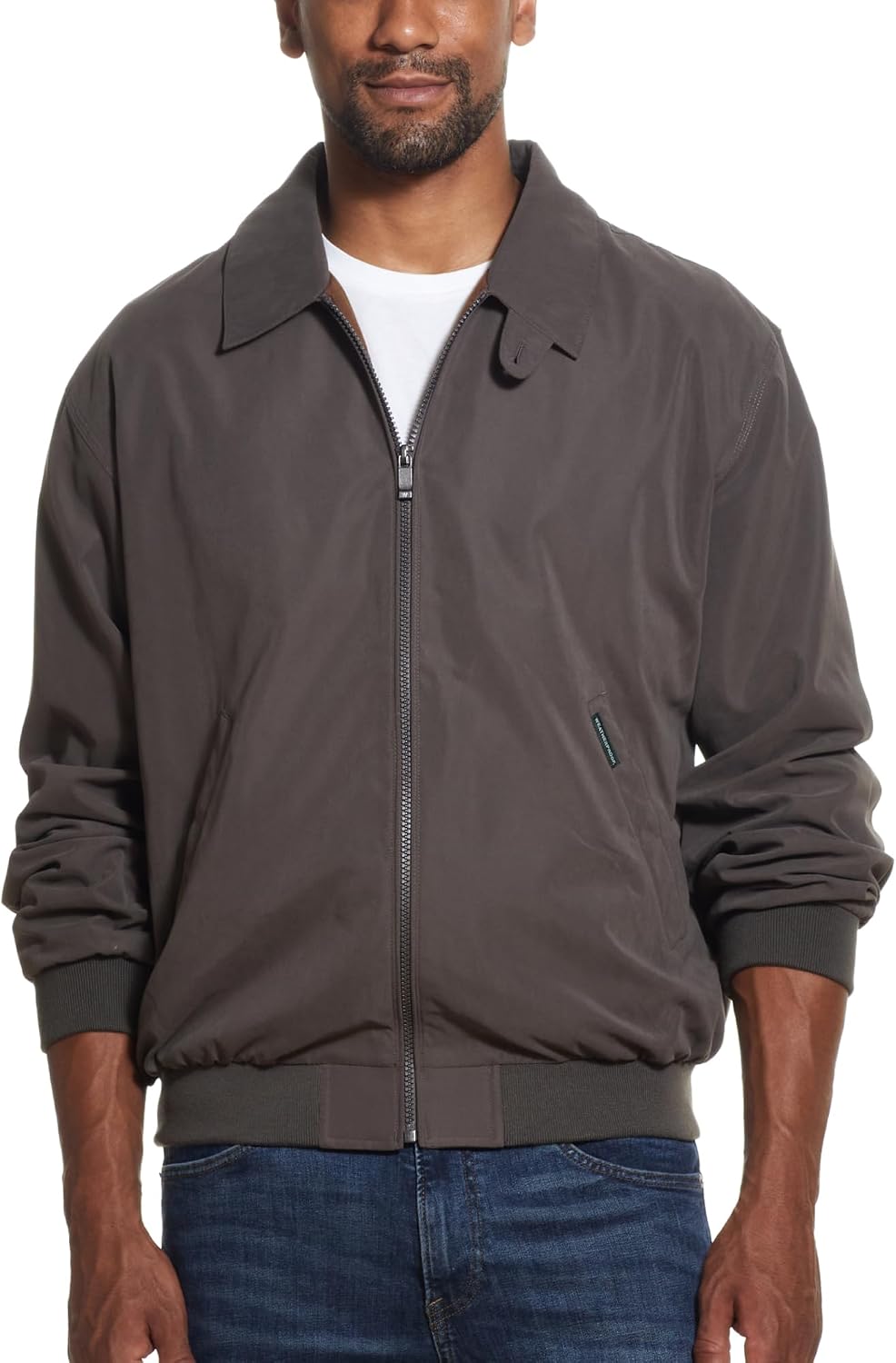 Weatherproof Men's Golf Jacket - Lightweight Windbreaker, Water-Resistant Microfiber Shell, Perfect for Golf & Casual Wear
