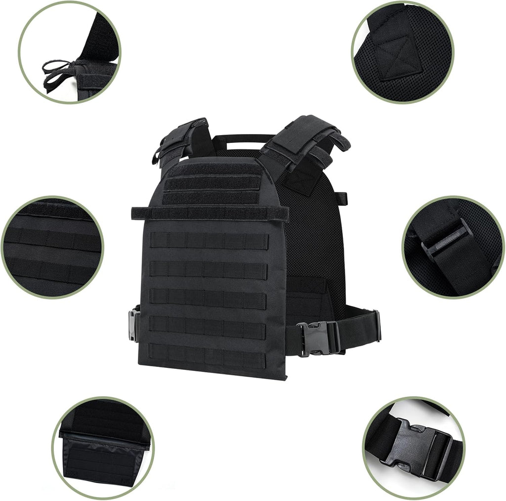 Weighted Vest for Men & Women,Adjustable Strength and Endurance Training Tactical Vest,Suitable for Workout,Running,Strength,Fitness