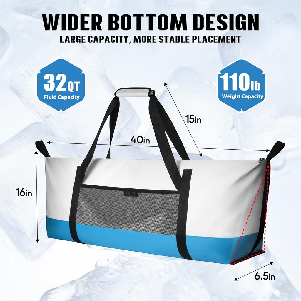 THKFISH Insulated Fish Cooler Bag, Fish Kill Bag for Caught Fish