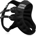 NATURELUX Weighted Vest Men or Women - 5/10/15/20/25/30lbs Weights with Reflective Stripe, Weighted Vest for Workout Equipment for Strength Training Running - Walking Weight Loss