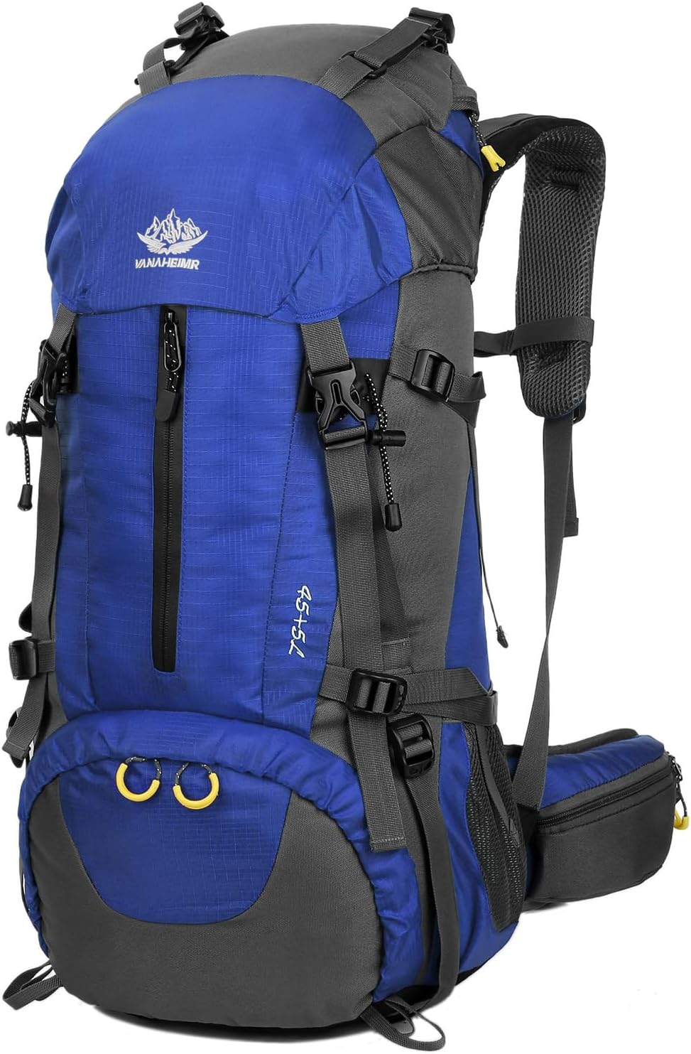 WoneNice 50L(45+5) Waterproof Hiking Backpack Outdoor Daypack w/Rain Cover
