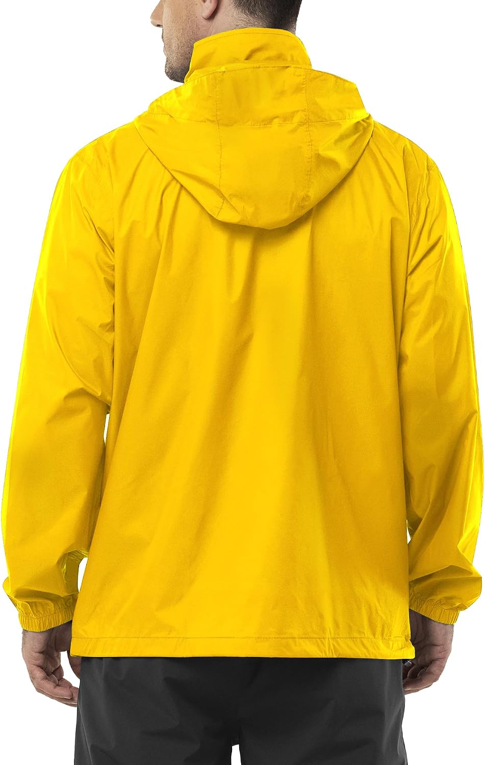 Outdoor Ventures Men's Rain Jacket Waterproof Lightweight Packable Raincoat