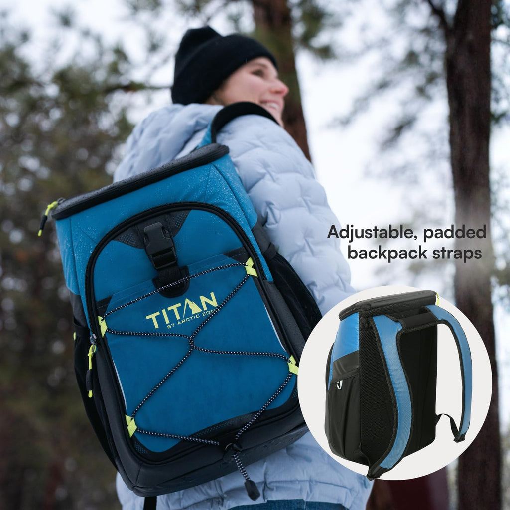 Titan 24 Can Backpack Cooler, Keeps Ice Up to 2 Days