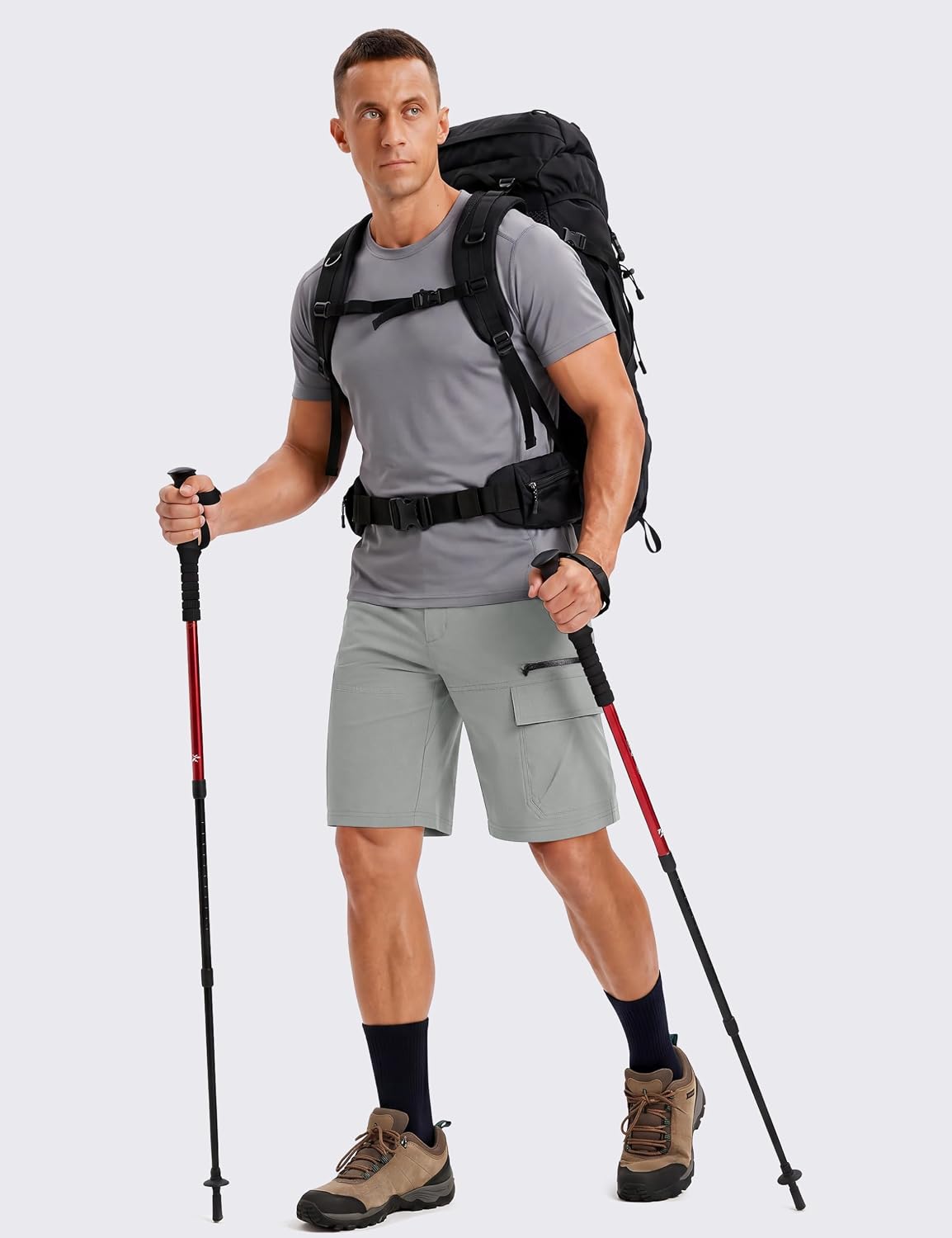 TACVASEN Men's Summer Outdoor Shorts 7"/10" Cargo Casual Golf Hiking