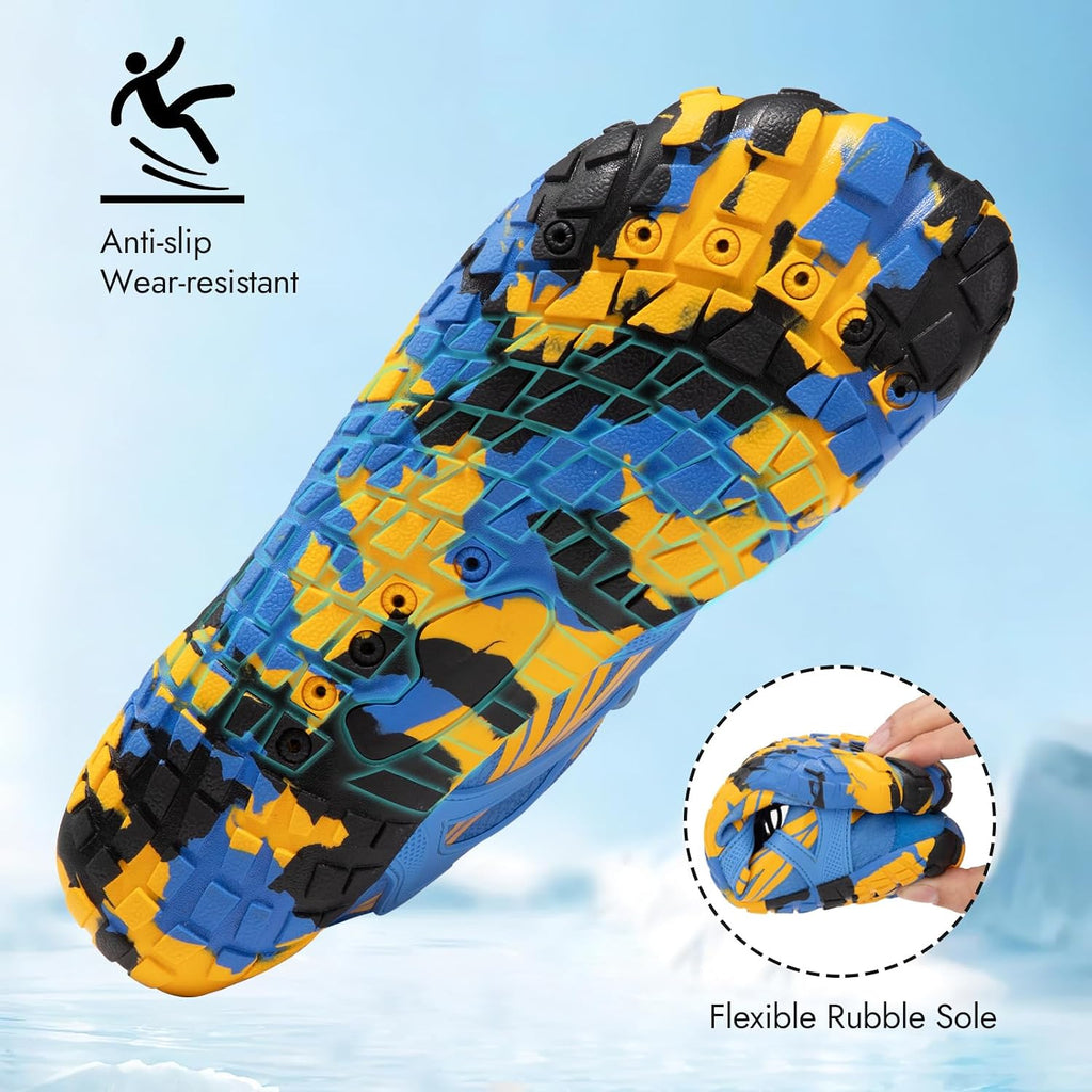 ATHMILE Barefoot Water Shoes Women Men Wide Non Slip Aqua Beach River Pool