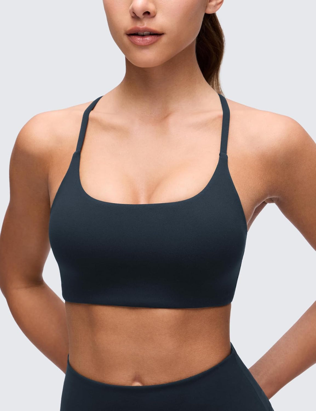 CRZ YOGA Butterluxe Twist Back Sports Bras