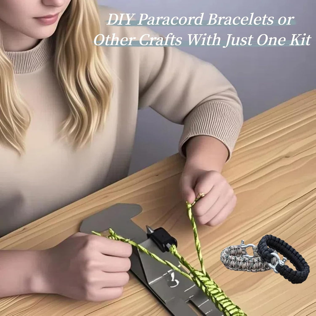 KOKKOYA Metal Paracord Bracelet Jig Dog Collar Making Kit 4 to13 inch