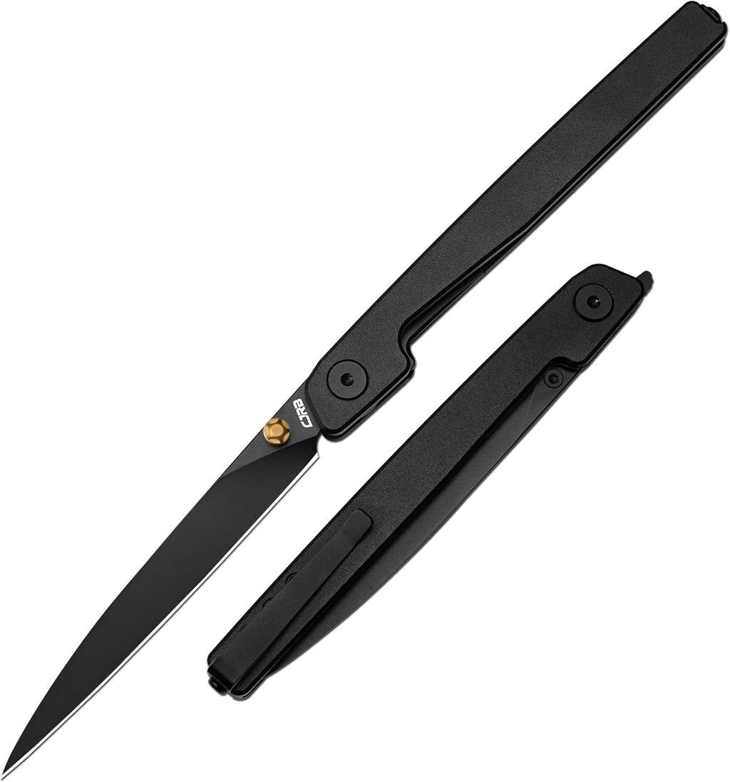CJRB Lanky Pocket Knife for Men, 3.58" AR-RPM9 Steel Blade, Liner Lock