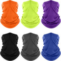 Fuinloth Neck Gaiter, 6 Pack Cooling UV Protection Bandana Face Mask Gator