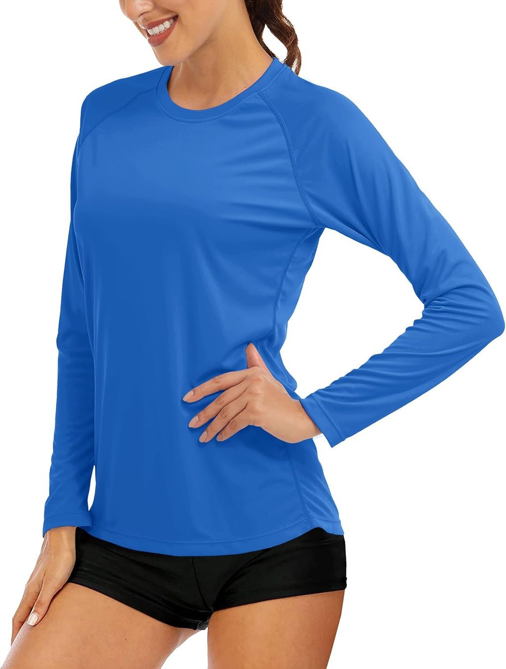 MAGCOMSEN Women's Long Sleeve Shirts UPF 50+ Sun Protection Shirts for Hiking Fishing Workout Rash Guard