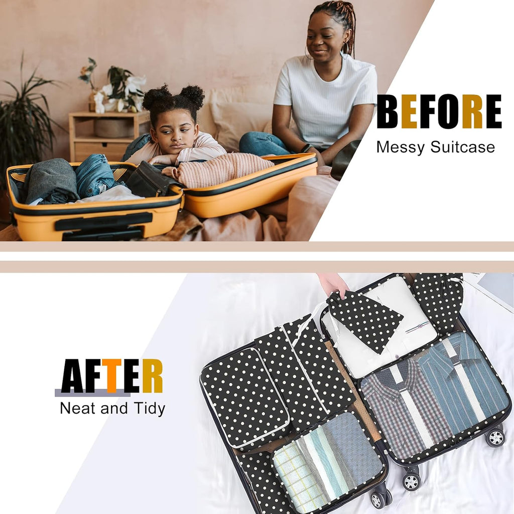 Packing Cubes for Travel 10 Set Luggage Organizer Bags