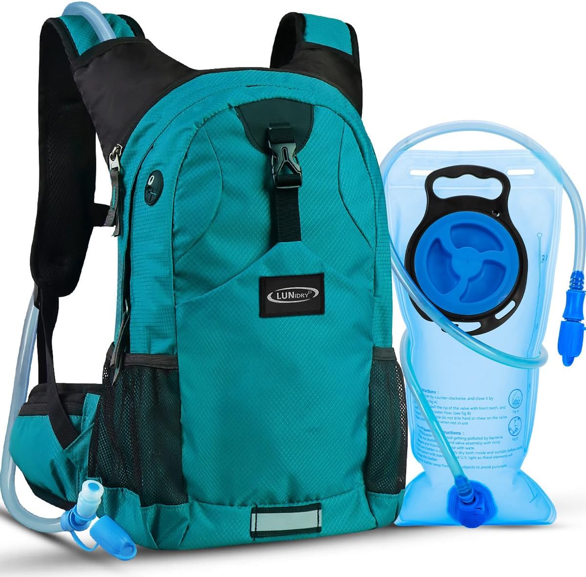 Hydration Pack Thermal Insulated Hydration Backpack with 2L BPA Free Leak-Proof Water Bladder, Daypack Perfect for Running, Cycling, Hiking, Climbing-Keep Liquids Cool Up to 4 Hours