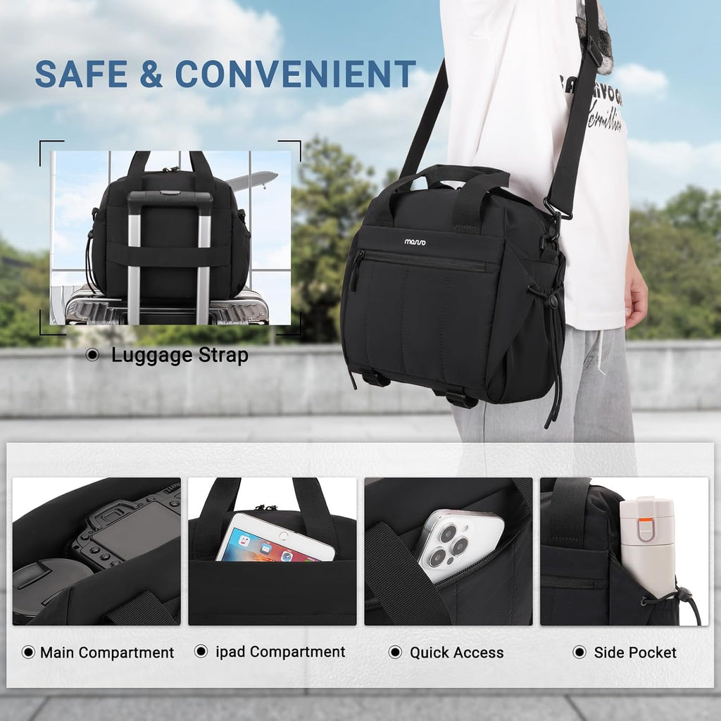 MOSISO Camera Bag, Photography Shoulder Bag Padded Camera Case, Black