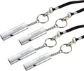 Noopel Emergency Whistles Lifeguard Safety Whistle with Lanyard and Keychain for Outdoor Camping Hiking Boating Backpacking Fishing Kayak Kids Rescue Signaling Loud Survival Whistle