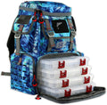 Ego Kryptek Tackle Box Backpack, 1000D Nylon, 4 Tackle Trays, PVC-Backed