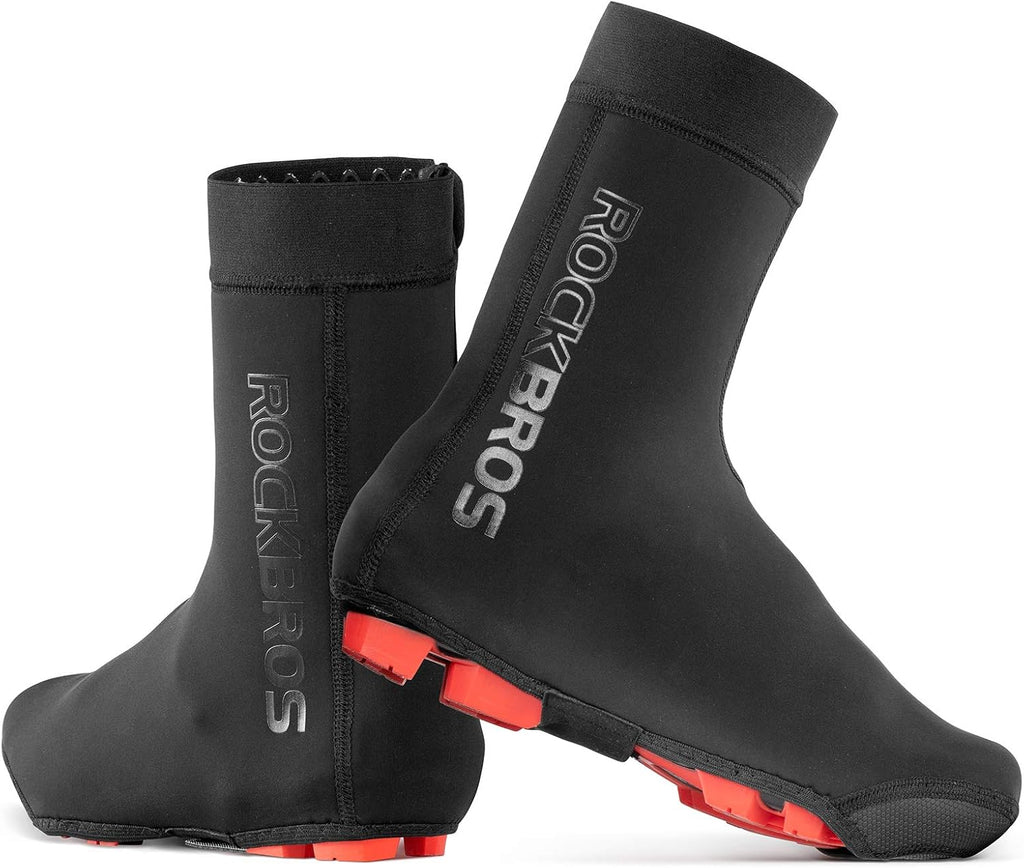 ROCKBROS Cycling Shoe Covers Warm Bike Shoe Cover Windproof Water Resistant