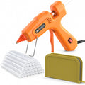 IZIO 100W Hot Glue Gun Kit with Storage Bag, 21 Glue Sticks, Fast Heating Full Size Glue Gun for Crafts, DIY, Home Repair, Wood, Fabric, School Projects