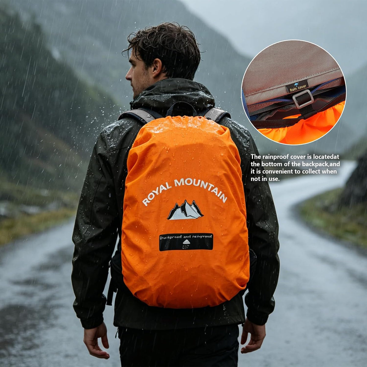 35L Lightweight Hiking Backpack for Women Men Waterproof Camping Backpack