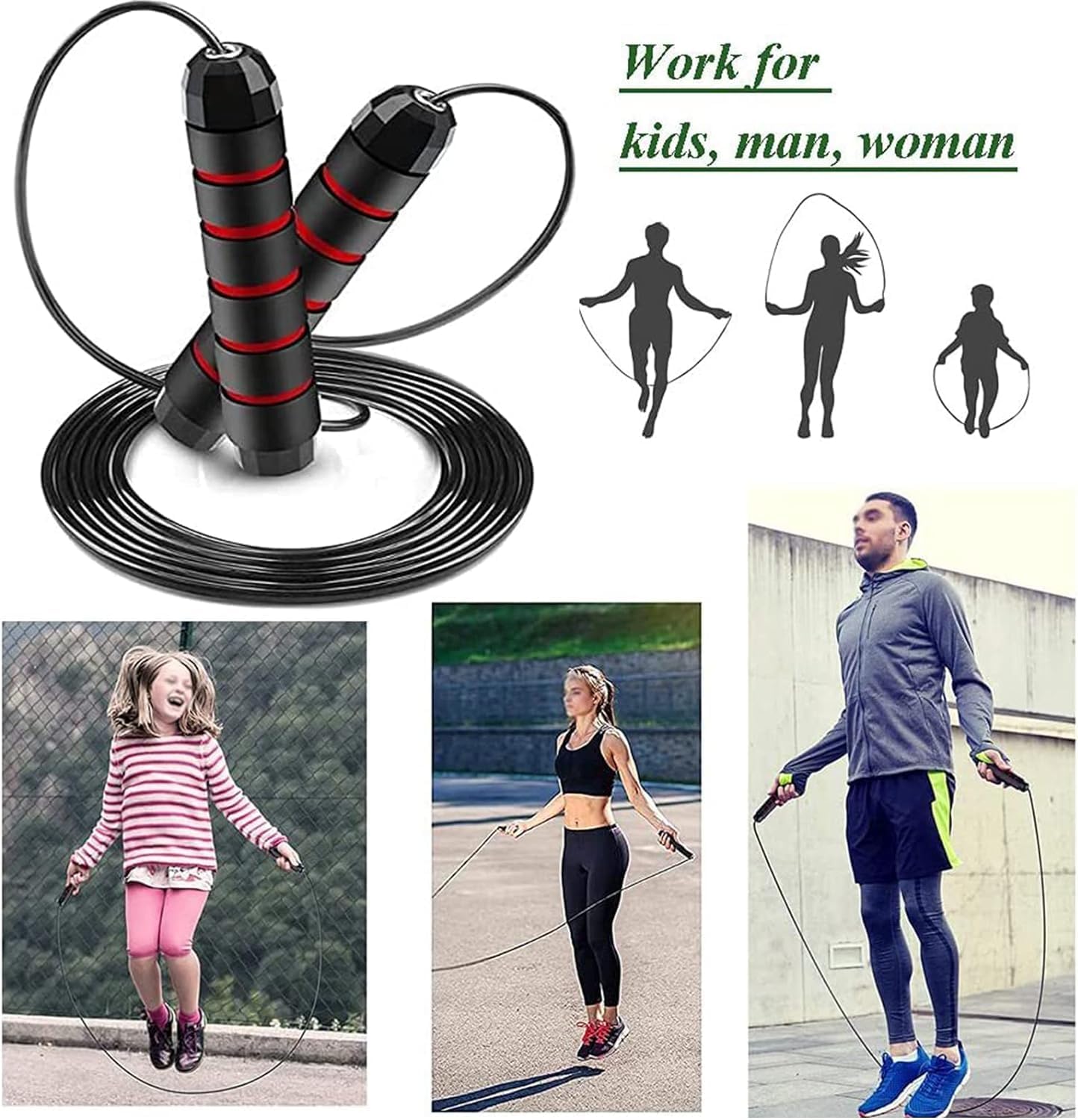 Vztipki Speed & Agility Training Equipment-20ft Agility Ladder, 6 Poles, 12 Soccer Cones, Resistance Parachute, Jump Rope, Soccer Football Basketball Sport Training Set for Kids Youth Adults