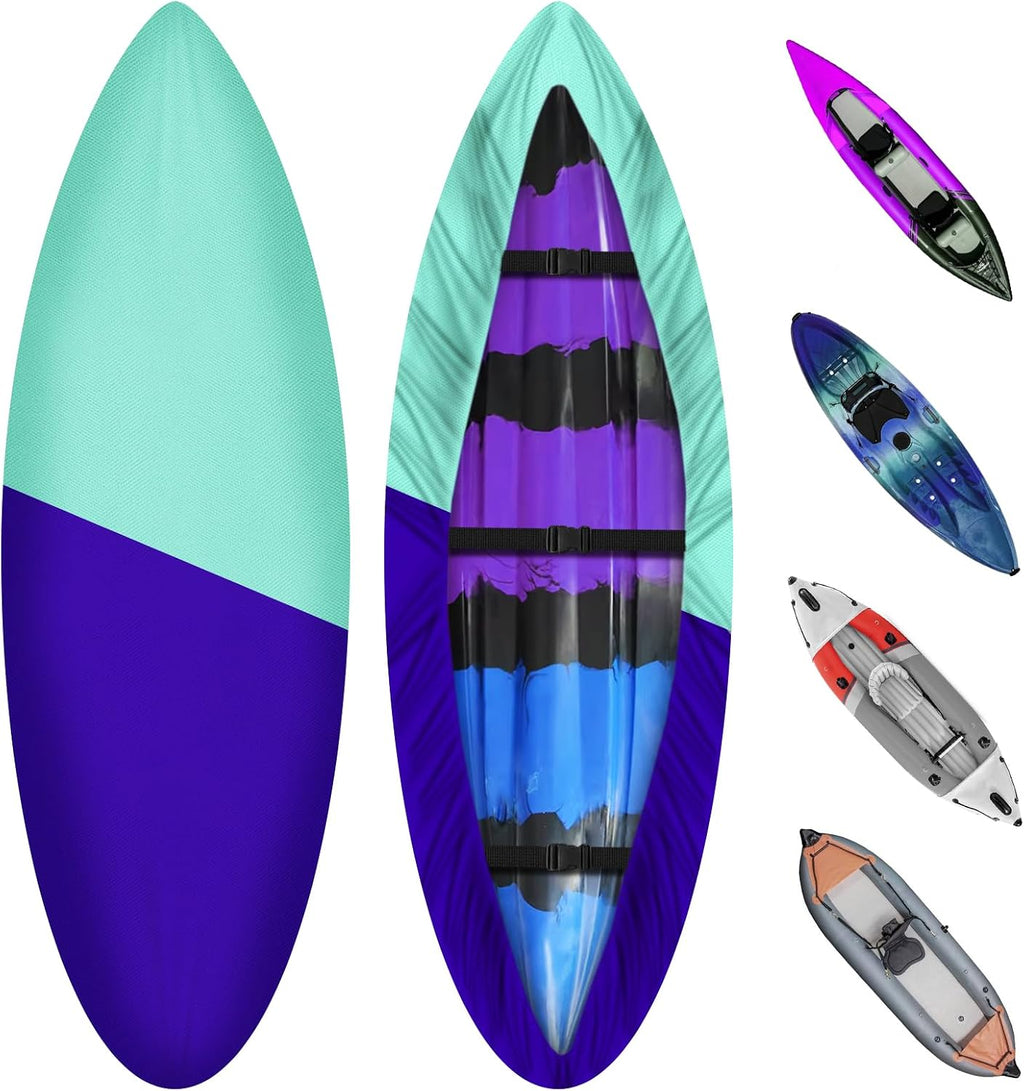 SIRUITON Kayak Cover 9-13FT 420D Waterproof Board Covers