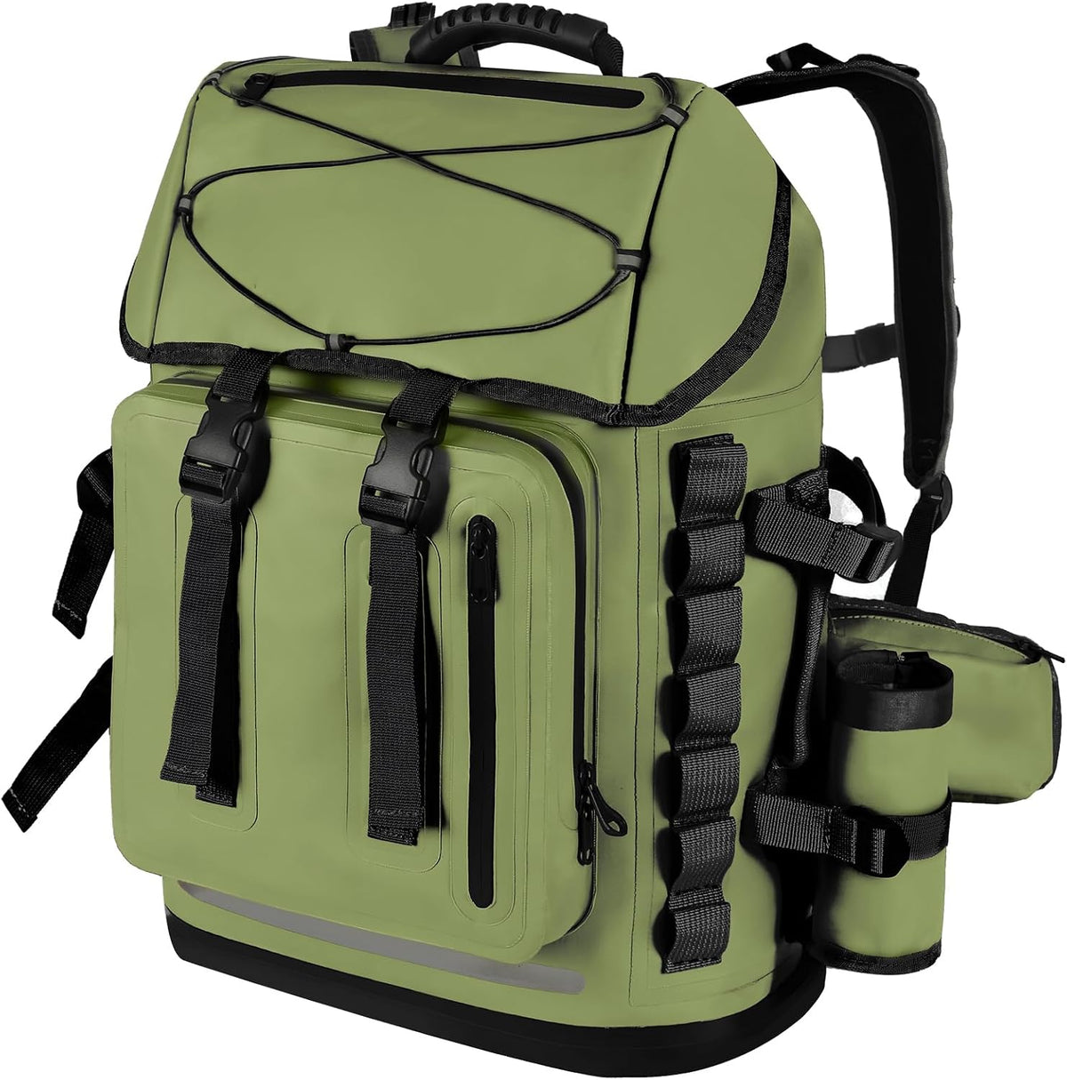MORXPLOR Waterproof Backpack,Heavy Duty Hiking Backpack,35L/55L Roll Top Closure with Lid,Cushioned Floating Dry Bag Waterproof