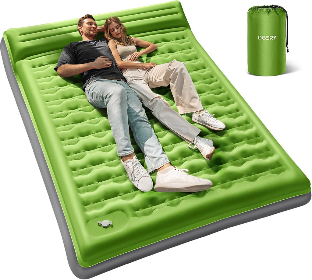 OGERY Double Sleeping Pad for Camping, 6" Extra-Thick Reinforced