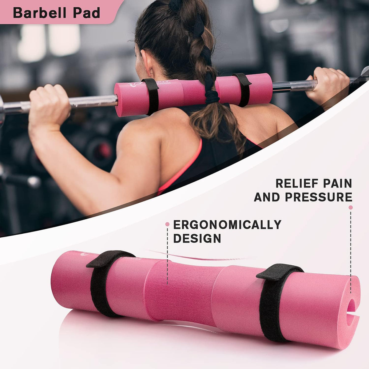 RitFit 7PCS Barbell Squat Pad Set, Hip Thrust & Lunges