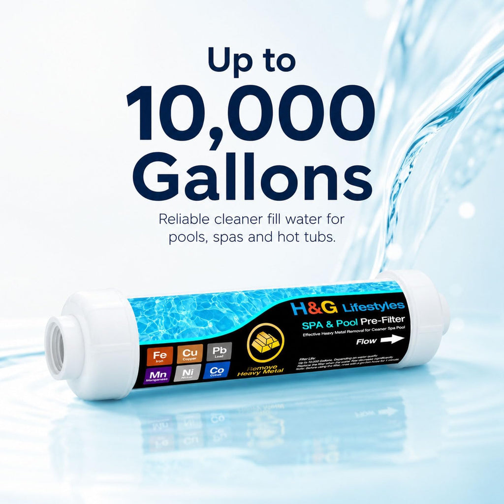 H&G lifestyles Water Filter for Hose Filter for Filling Pool Hard Water