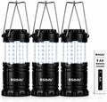 SSAV Battery Powered LED Lanterns (Batteries Included) (3 Pack)