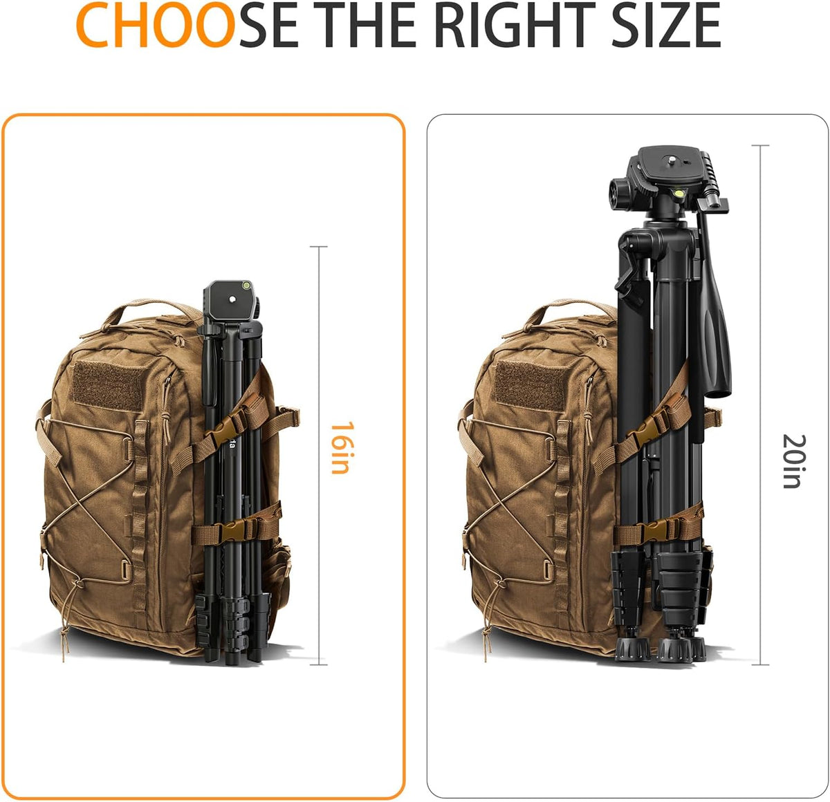 60″ Camera Tripod Lightweight Travel Stand for Canon Nikon Phone