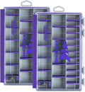KastKing HyperSeal Waterproof Tackle Box, 3600 2 Packs, Purple