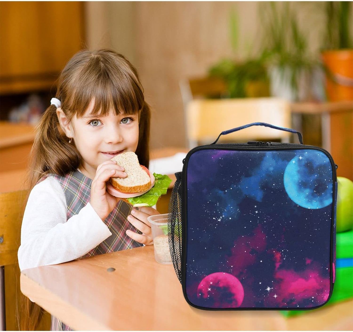 Galaxy Lunch Box Insulated Lunch Bag Cooler Tote Bag