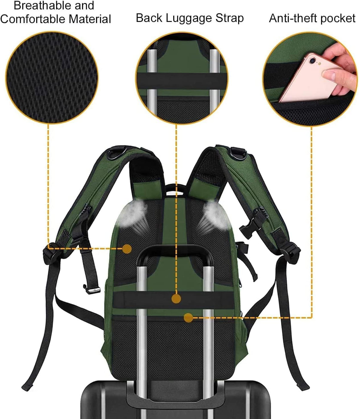 MOSISO Camera Backpack, DSLR/SLR/Mirrorless Photography Camera Bag
