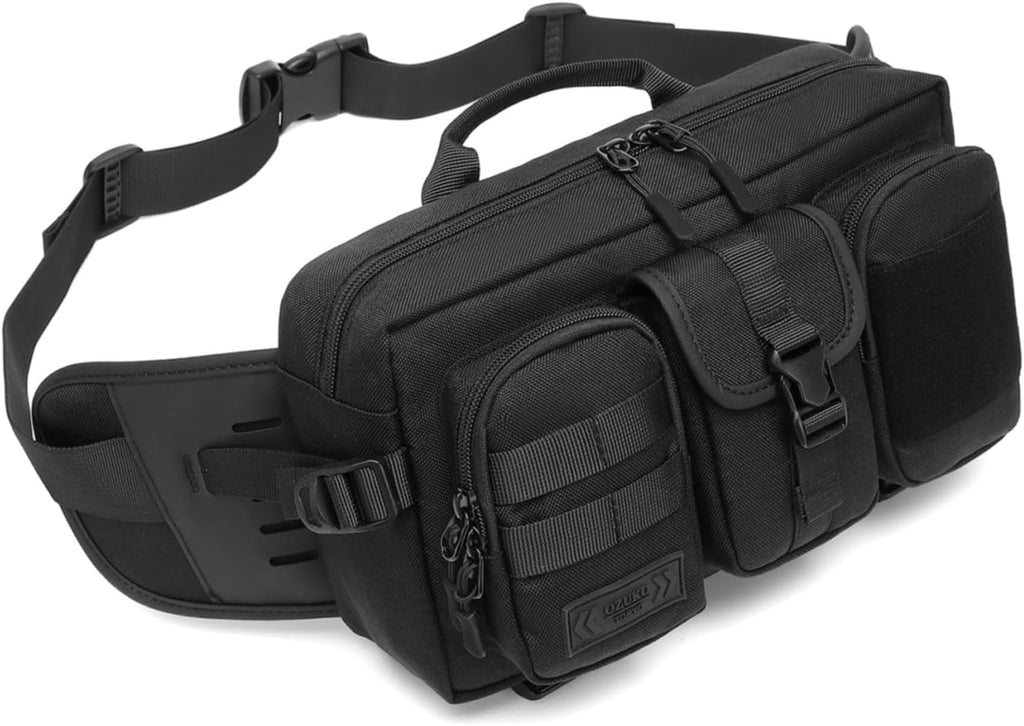 OZUKO Large Capacity Tactical Waist Bag Fanny Pack