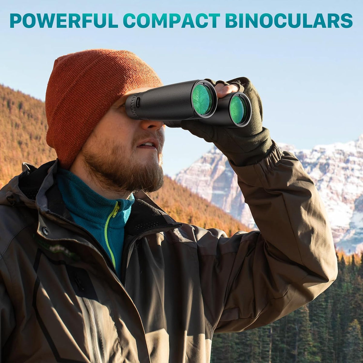 Kylietech 12x42 Binoculars BAK4 FMC Lens Waterproof Fogproof Phone Adapter