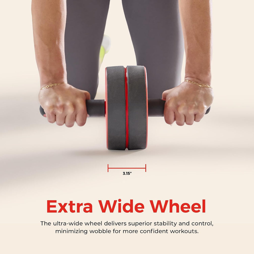 Sunny Health & Fitness Ab Roller Exercise Wheel for Core Training