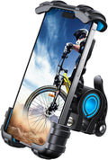 Lamicall Bike Phone Holder Motorcycle Mount - One-Hand Operation, Lockable