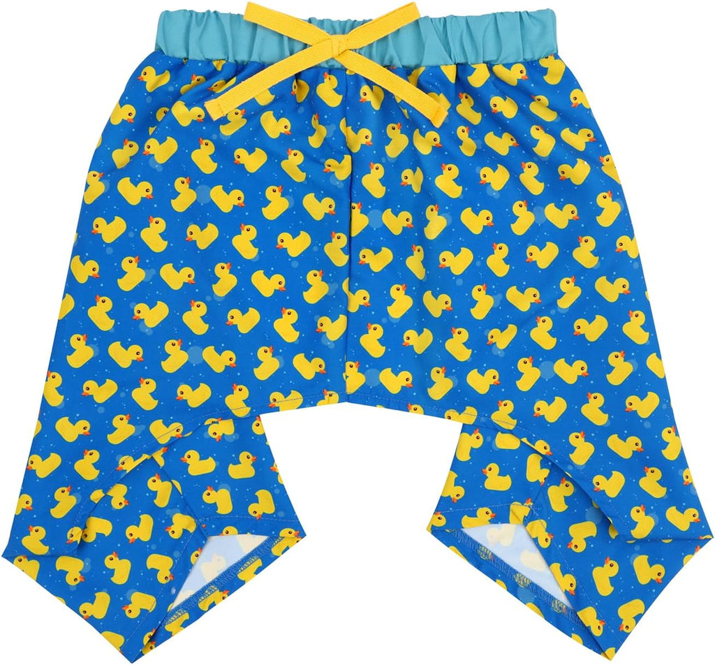 HDE Dog Swim Trunks Hawaiian Shorts Beach Pool Puppy Swimsuit Bl Sharks XS
