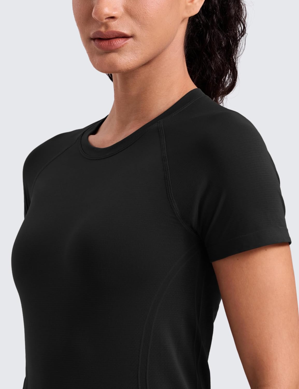 CRZ YOGA Seamless T-Shirt Hip Length