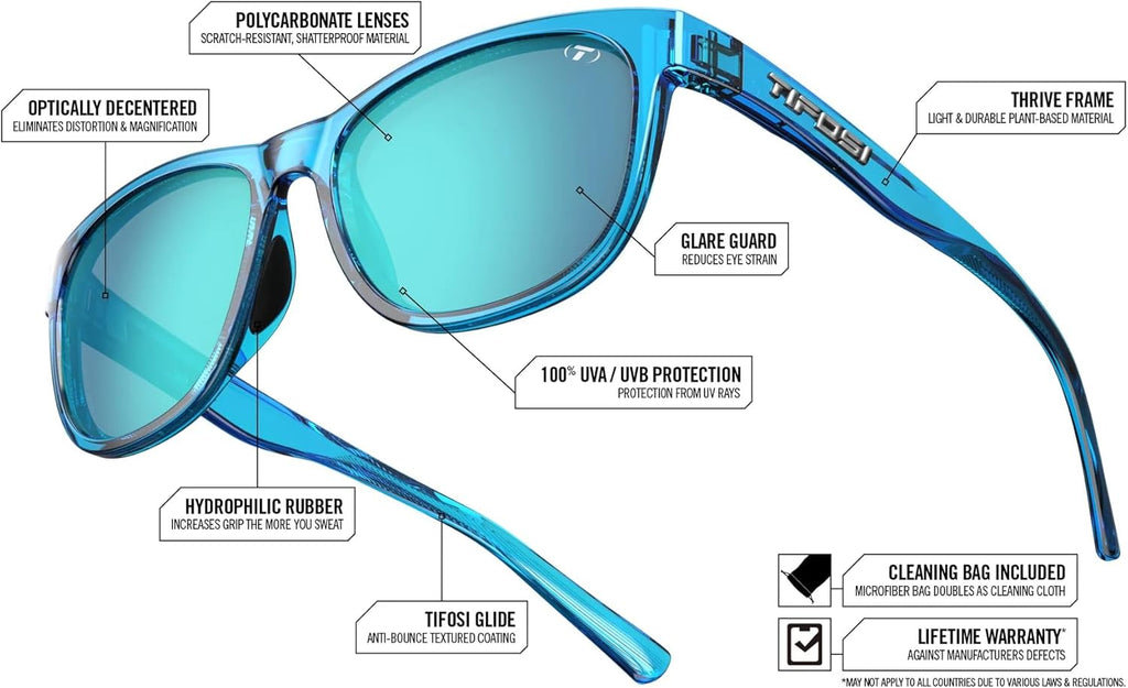Tifosi Swank Lifestyle Sunglasses - Running, Cycling & Golf