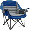 Youtanic Oversized Padded Camping Chair, Portable Folding Camping Chairs