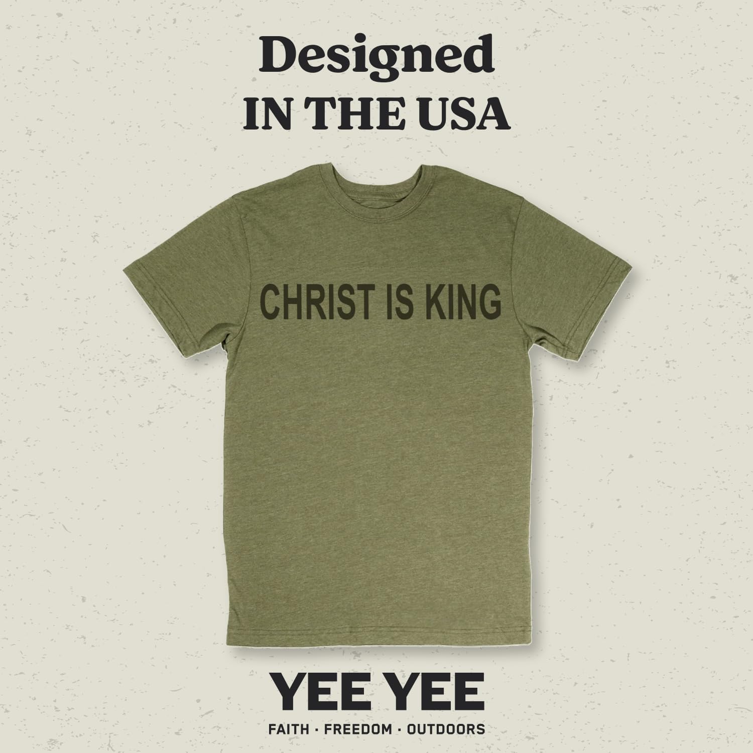 Yee Yee Apparel Christian Faith Graphic Tee Shirt – Men’s Christian Graphic Tees and Short Sleeve Shirts