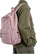 BJLFS Purple Backpack for Girls Women, Waterproof High School Bookbag, Lightweight Casual Travel Daypack,Classic Basic College Backpack, Middle School Bag for Teen Girls Boys Cute Back Pack
