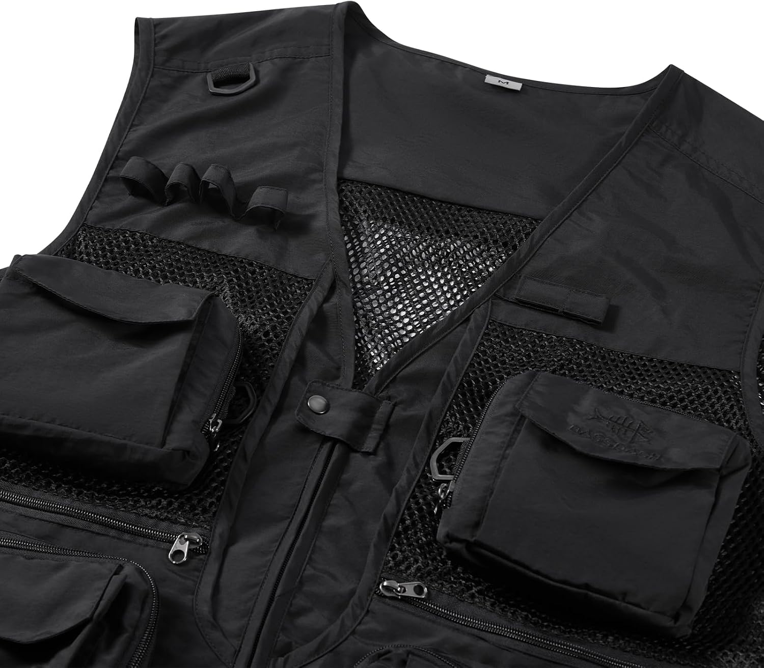 BASSDASH Men's Women's Utility Fishing Cargo Vest Outdoor Safari Photography Work Vest with Multi Pockets Mesh Back FV14