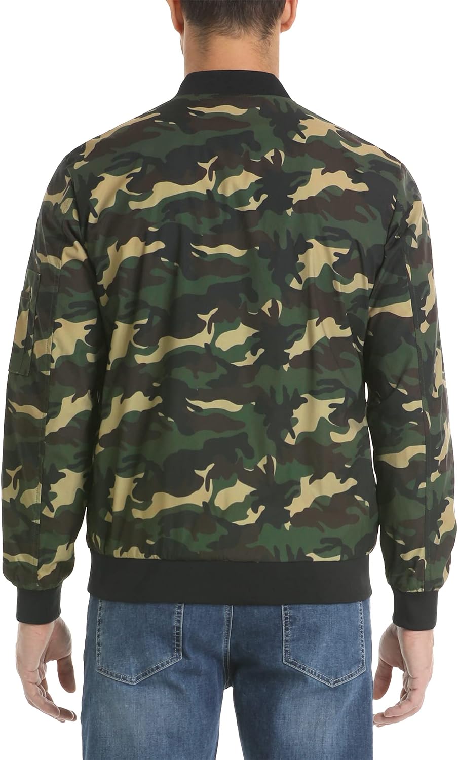 MAGCOMSEN Men's Bomber Jacket Lightweight Windbreaker Spring Fall Jacket