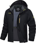 MAGCOMSEN Men's Rain Jacket Lightweight Windbreaker Fishing Raincoat